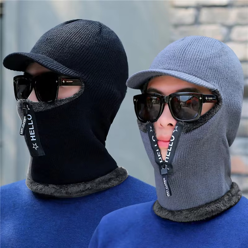 New Men Winter Warm Wool Hat O - Wool Scarf Men 评论和价格