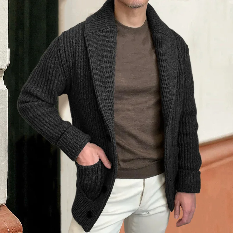 Men's Sweaters Cardigan Lapel  - Down Jacket Packable 评论和价格
