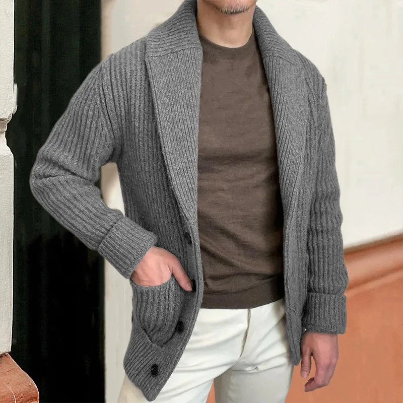 Men's Sweaters Cardigan Lapel  - Down Jacket Packable 评论和价格
