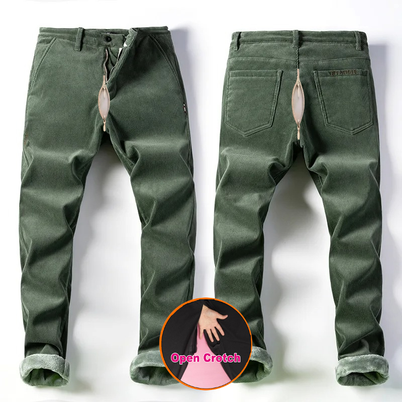 Open Crotch Men Fall Winter Fl - Corduroy Pant Warm 评论和价格