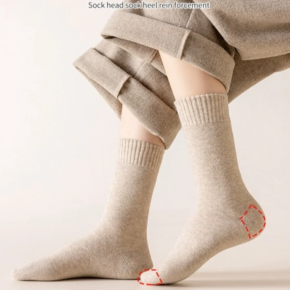 1 Pair Winter Warm Thermal Soc - Thermal Sock Wool 评论和价格