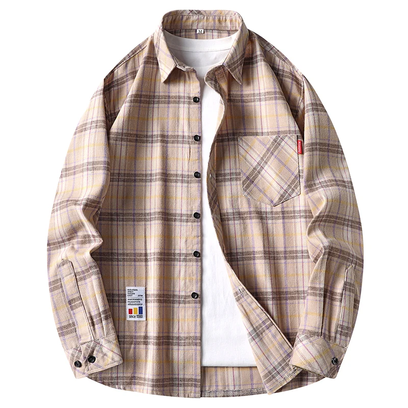 Mens Casual Plaid Grid Flannel - Flannel Shirt Lined 评论和价格