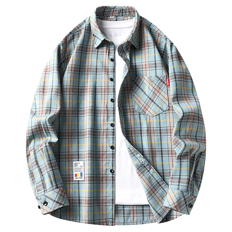 Mens Casual Plaid Grid Flannel - Flannel Shirt Lined 评论和价格