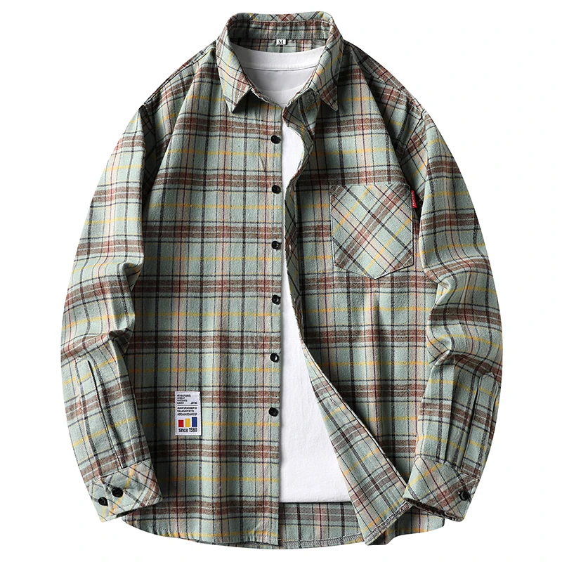 Mens Casual Plaid Grid Flannel - Flannel Shirt Lined 评论和价格