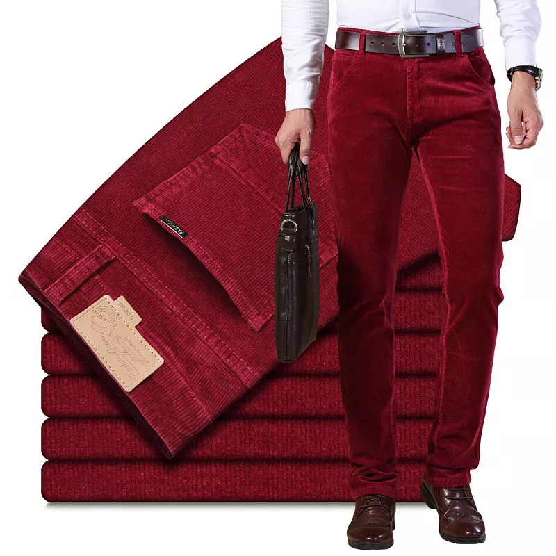 Autumn Winter Men`s Thick Warm - Corduroy Pant Warm 评论和价格